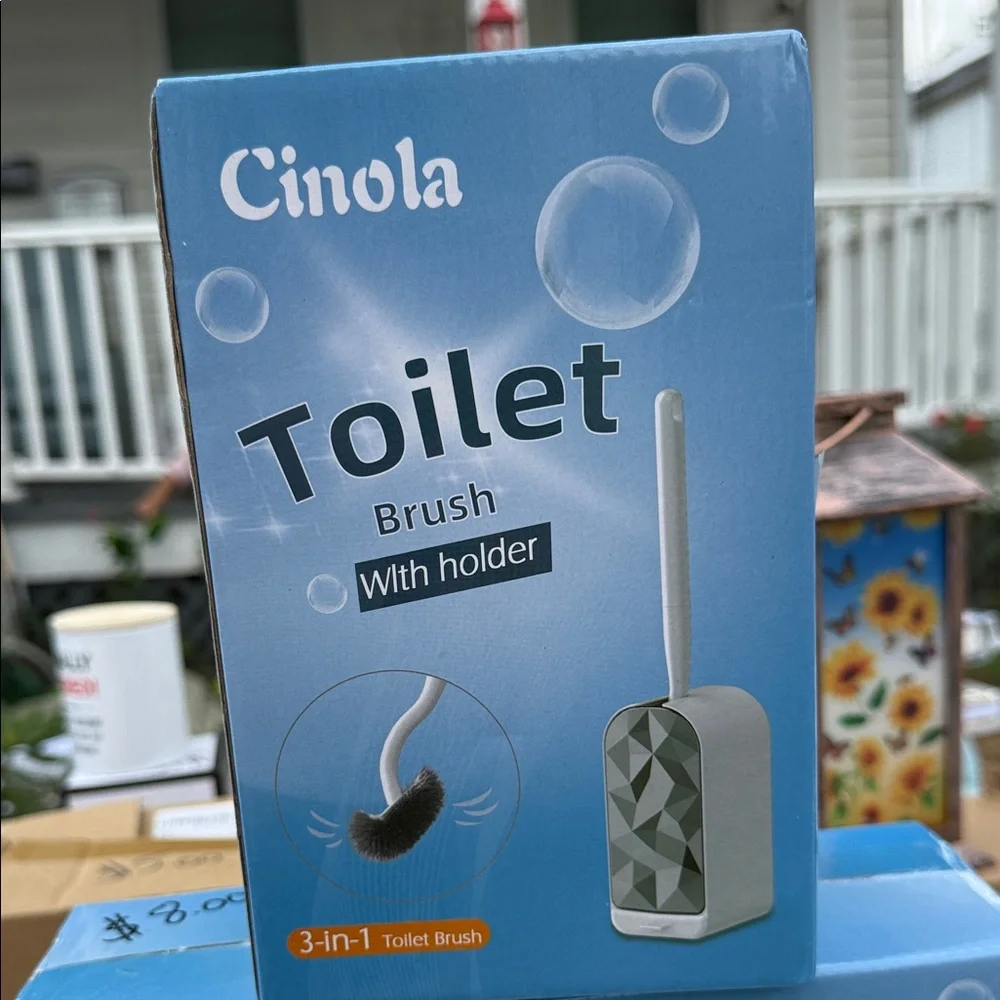 Cinola Toilet Brush with Holder